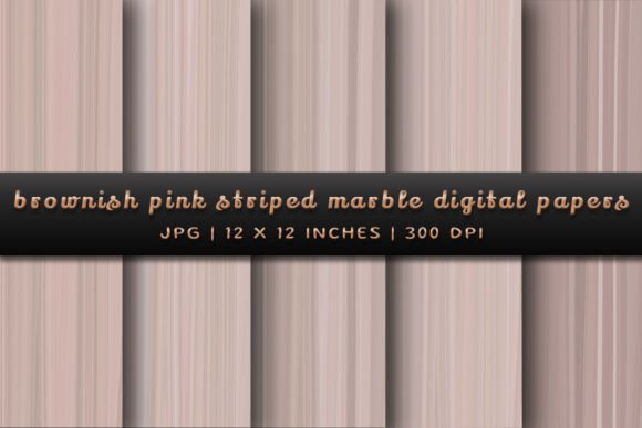 Brownish Pink Striped Marble Backgrounds: A Designer's Canvas