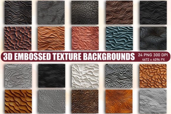 Elevate Your Projects with 3D Embossed Texture Backgrounds