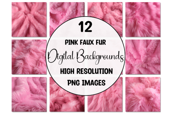 Embrace Soft Luxury: Pink Faux Fur Texture Backgrounds