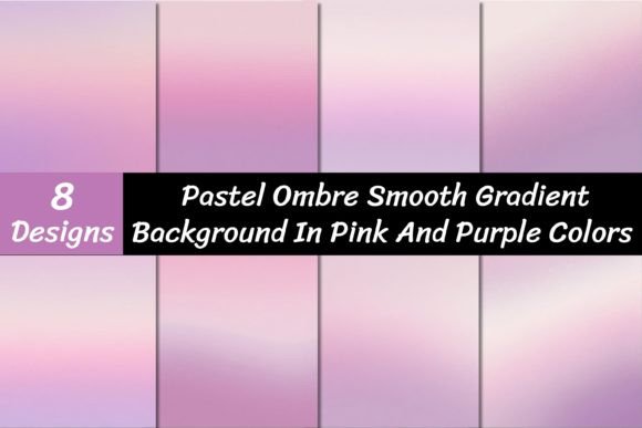 Embrace Softness: The Allure of Pastel Pink and Purple Ombre Backgrounds