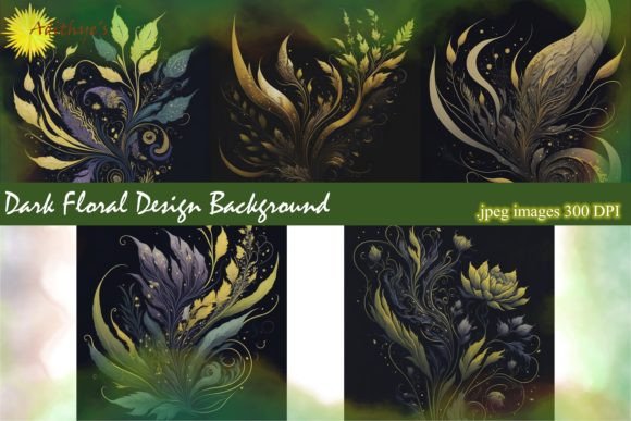 Embrace the Drama: Dark Floral Design Backgrounds