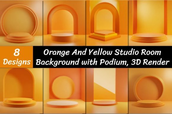 Orange and Yellow Studio Backgrounds: A Creative Toolkit
