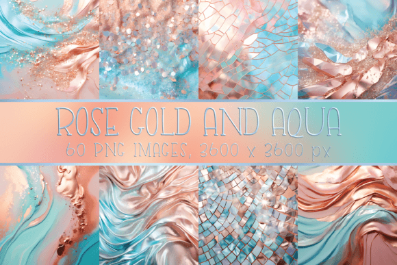 Pastel Aqua and Rose Gold Backgrounds: A Designer's Guide