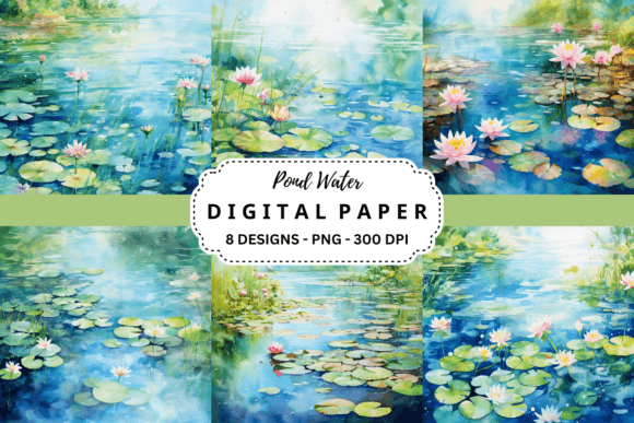 Pond Water Backgrounds: Adding Depth to Your Designs