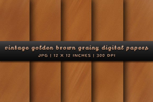 Timeless Textures: The Power of Vintage Golden Brown Grainy Backgrounds