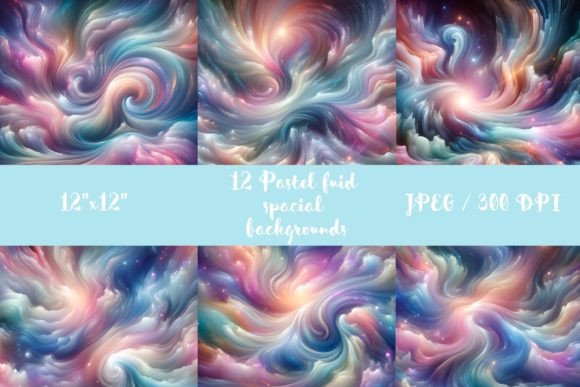 Unlocking Ethereal Design with Pastel Fluid Spatial Backgrounds