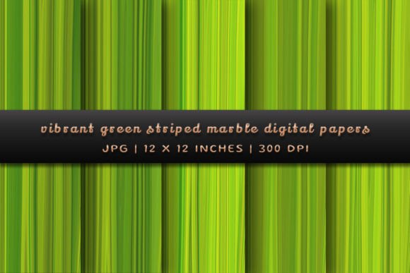 Vibrant Green Striped Marble Backgrounds: A Fresh Design Asset