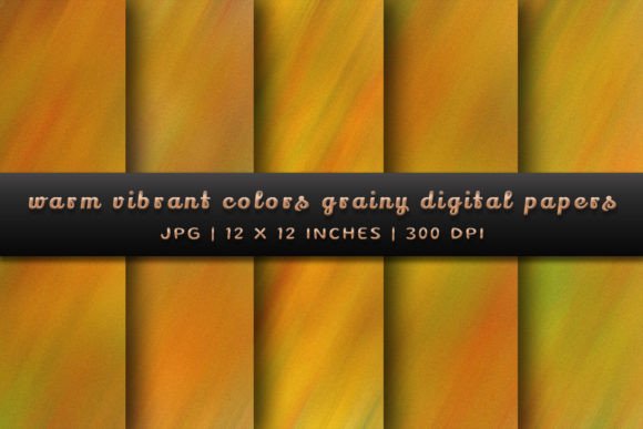 Warm Vibrant Colors Grainy Backgrounds